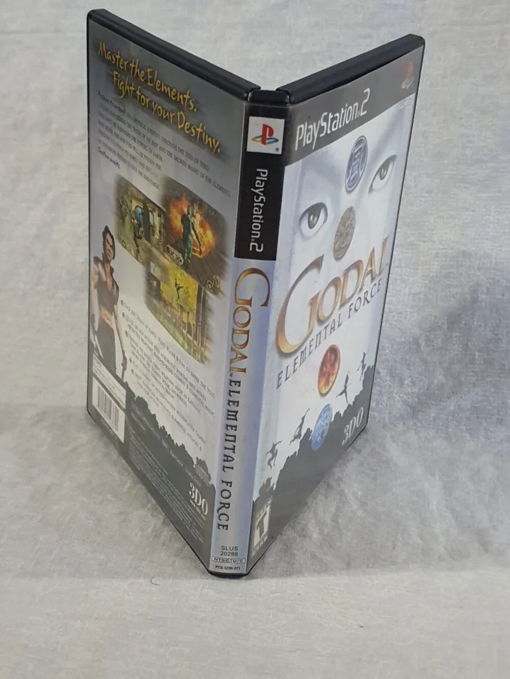 Godai Elemental Force - Sony Playstation 2 PS2 - CIB Complete - Tested Good Disc
